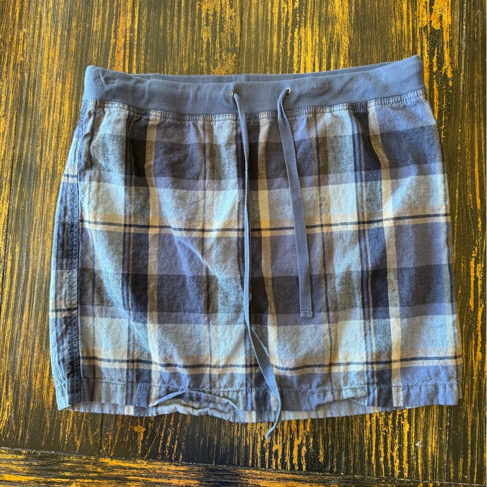 Ann Taylor LOFT Cotton/Linen Drawstring Skirt - Women's Size 10P